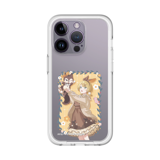 Slim Protection Premium Case［ Hatsune Miku × Kuppy Ramune – Kagamine Rin × Ram – Full-body Illustration 1 ］