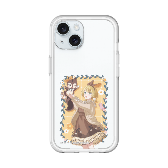 Slim Protection Premium Case［ Hatsune Miku × Kuppy Ramune – Kagamine Rin × Ram – Full-body Illustration 1 ］