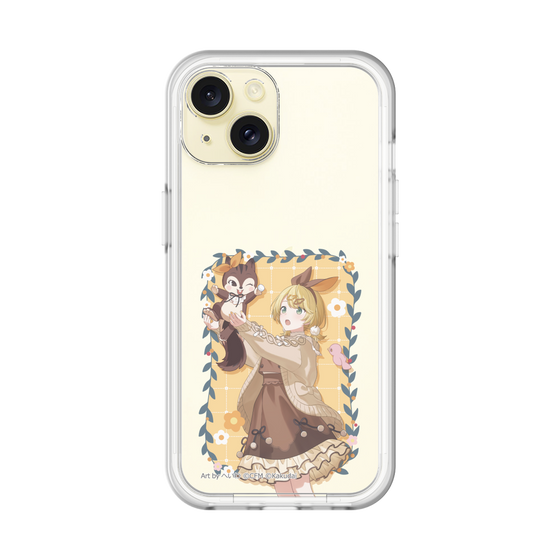 Slim Protection Premium Case［ Hatsune Miku × Kuppy Ramune – Kagamine Rin × Ram – Full-body Illustration 1 ］