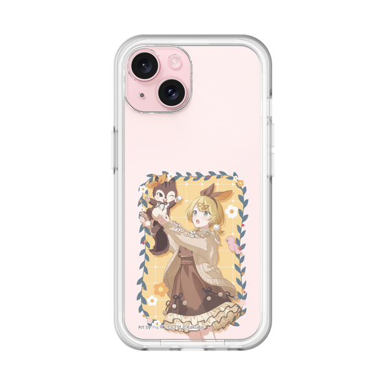 Slim Protection Premium Case［ Hatsune Miku × Kuppy Ramune – Kagamine Rin × Ram – Full-body Illustration 1 ］