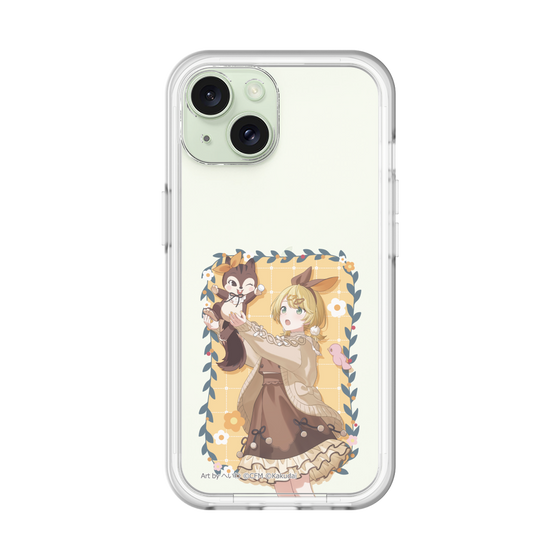 Slim Protection Premium Case［ Hatsune Miku × Kuppy Ramune – Kagamine Rin × Ram – Full-body Illustration 1 ］