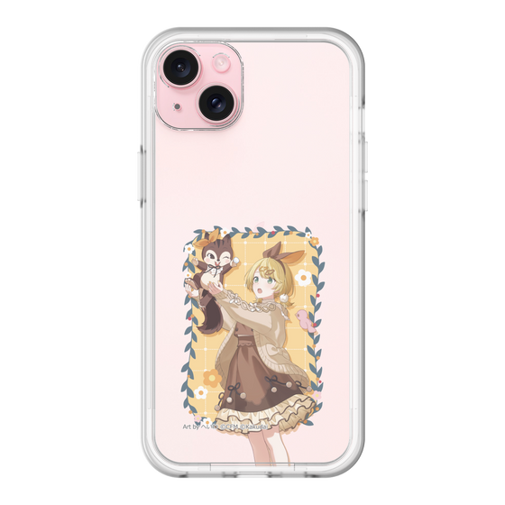 Slim Protection Premium Case［ Hatsune Miku × Kuppy Ramune – Kagamine Rin × Ram – Full-body Illustration 1 ］