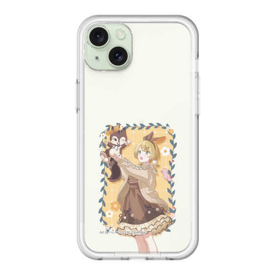 Slim Protection Premium Case［ Hatsune Miku × Kuppy Ramune – Kagamine Rin × Ram – Full-body Illustration 1 ］