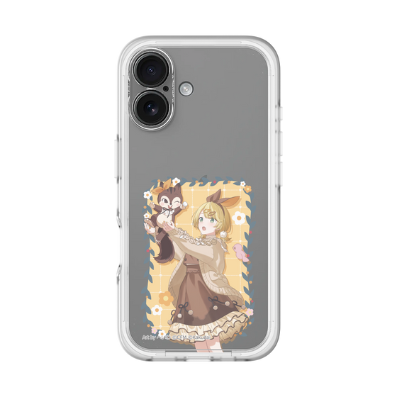 Slim Protection Premium Case［ Hatsune Miku × Kuppy Ramune – Kagamine Rin × Ram – Full-body Illustration 1 ］