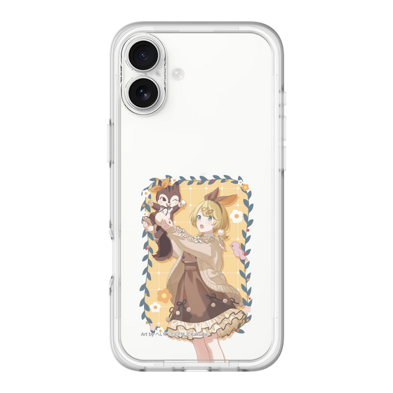 Slim Protection Premium Case［ Hatsune Miku × Kuppy Ramune – Kagamine Rin × Ram – Full-body Illustration 1 ］