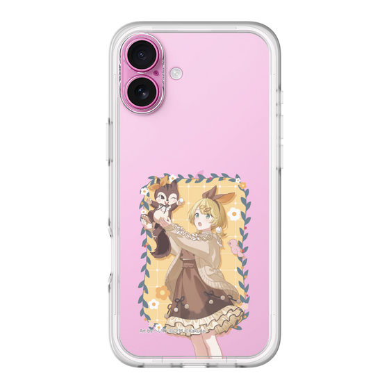 Slim Protection Premium Case［ Hatsune Miku × Kuppy Ramune – Kagamine Rin × Ram – Full-body Illustration 1 ］