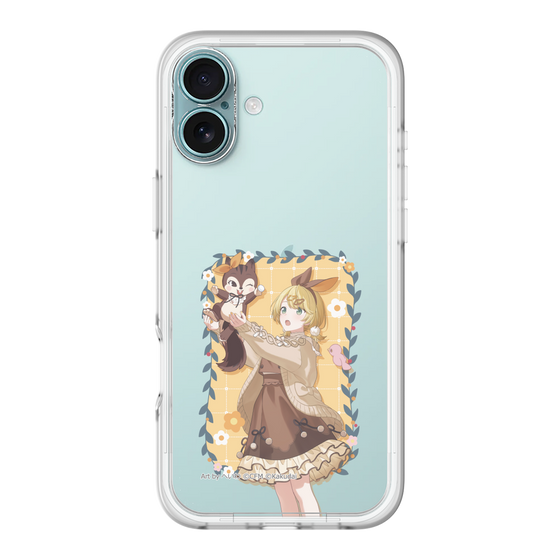 Slim Protection Premium Case［ Hatsune Miku × Kuppy Ramune – Kagamine Rin × Ram – Full-body Illustration 1 ］