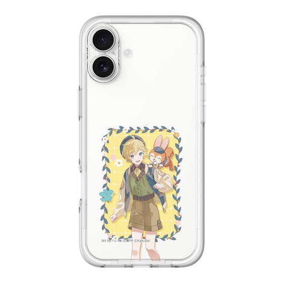 Slim Protection Premium Case［ Hatsune Miku × Kuppy Ramune – Kagamine Len × Kuppy – Full-body Illustration 1 ］