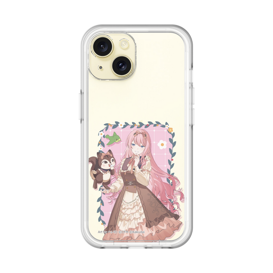 Slim Protection Premium Case［ Hatsune Miku × Kuppy Ramune – Megurine Luka × Ram – Full-body Illustration 1 ］
