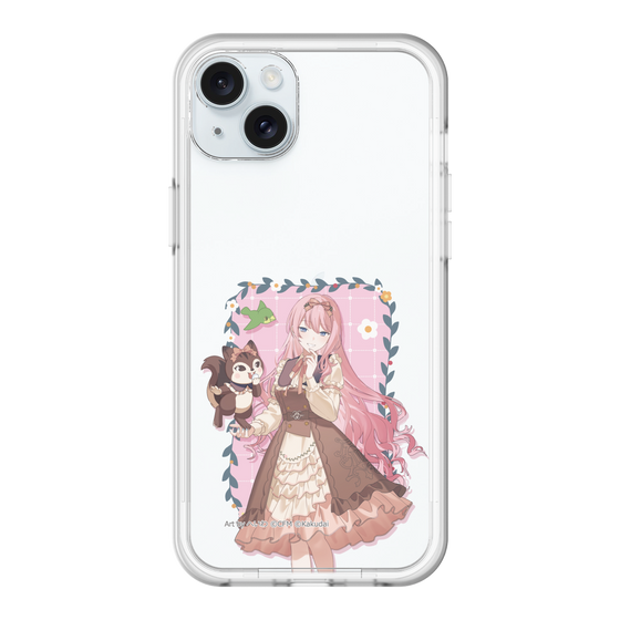 Slim Protection Premium Case［ Hatsune Miku × Kuppy Ramune – Megurine Luka × Ram – Full-body Illustration 1 ］