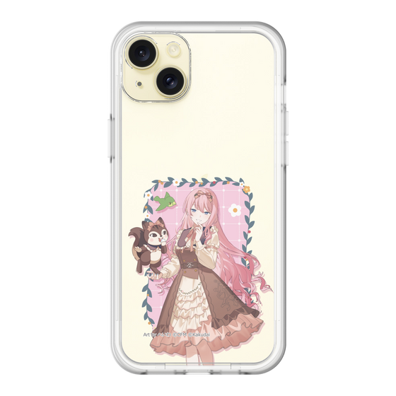 Slim Protection Premium Case［ Hatsune Miku × Kuppy Ramune – Megurine Luka × Ram – Full-body Illustration 1 ］