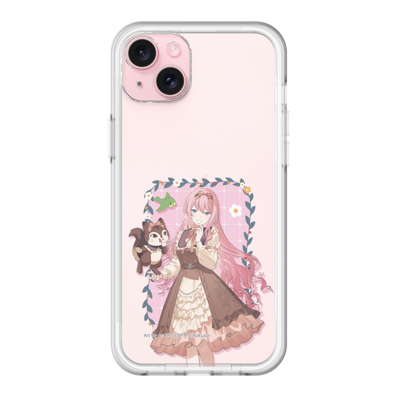 Slim Protection Premium Case［ Hatsune Miku × Kuppy Ramune – Megurine Luka × Ram – Full-body Illustration 1 ］