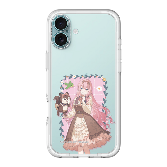 Slim Protection Premium Case［ Hatsune Miku × Kuppy Ramune – Megurine Luka × Ram – Full-body Illustration 1 ］