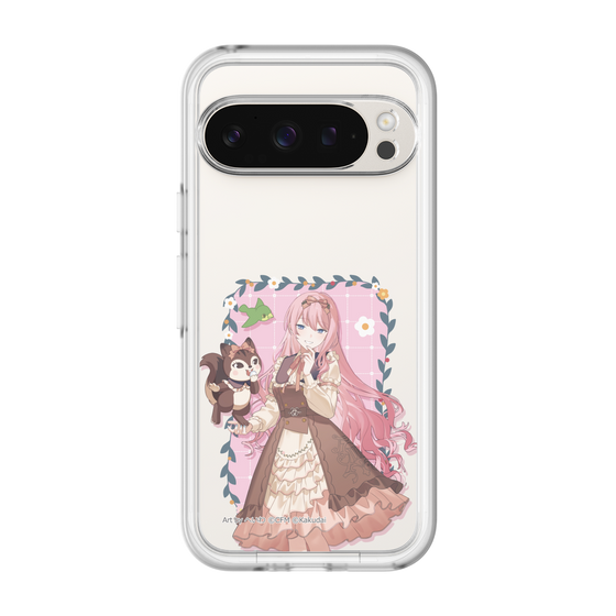 Slim Protection Premium Case［ Hatsune Miku × Kuppy Ramune – Megurine Luka × Ram – Full-body Illustration 1 ］