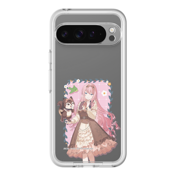 Slim Protection Premium Case［ Hatsune Miku × Kuppy Ramune – Megurine Luka × Ram – Full-body Illustration 1 ］