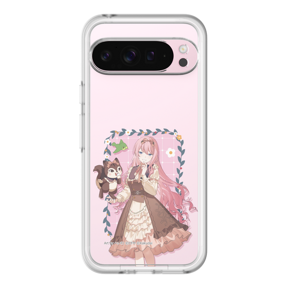 Slim Protection Premium Case［ Hatsune Miku × Kuppy Ramune – Megurine Luka × Ram – Full-body Illustration 1 ］