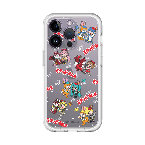 Slim Protection Premium Case［ Hatsune Miku × Kuppy Ramune – Overall Pattern ］