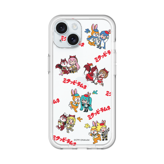 Slim Protection Premium Case［ Hatsune Miku × Kuppy Ramune – Overall Pattern ］
