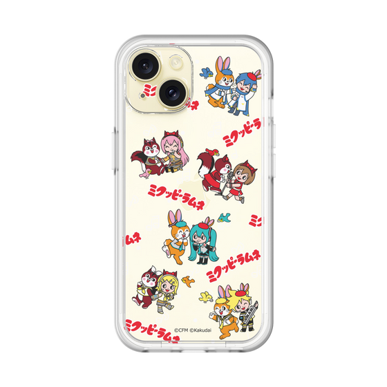 Slim Protection Premium Case［ Hatsune Miku × Kuppy Ramune – Overall Pattern ］