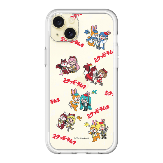 Slim Protection Premium Case［ Hatsune Miku × Kuppy Ramune – Overall Pattern ］