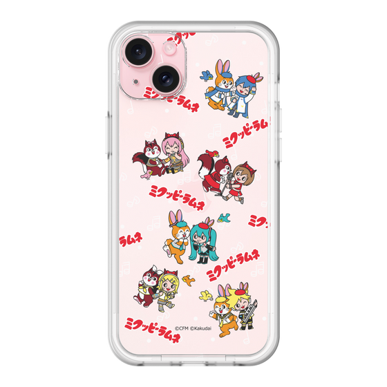 Slim Protection Premium Case［ Hatsune Miku × Kuppy Ramune – Overall Pattern ］