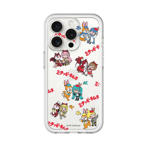Slim Protection Premium Case［ Hatsune Miku × Kuppy Ramune – Overall Pattern ］