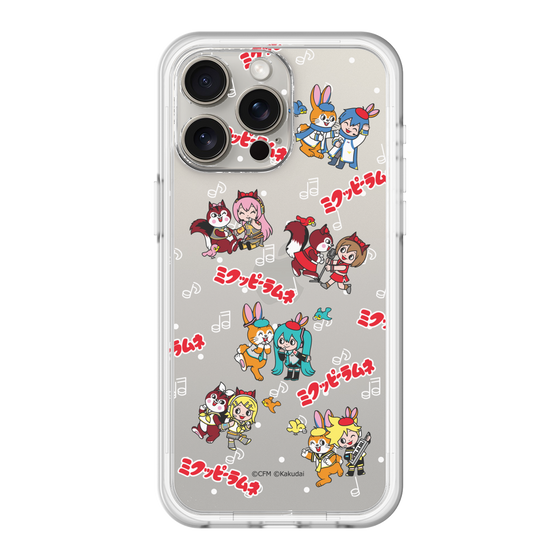 Slim Protection Premium Case［ Hatsune Miku × Kuppy Ramune – Overall Pattern ］