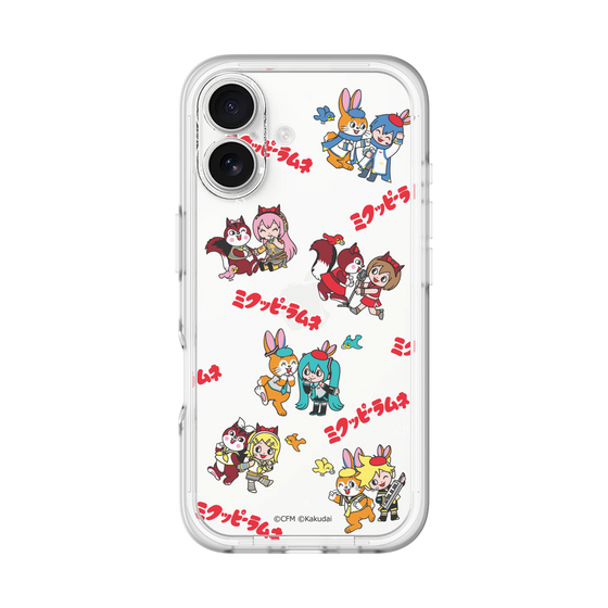 Slim Protection Premium Case［ Hatsune Miku × Kuppy Ramune – Overall Pattern ］