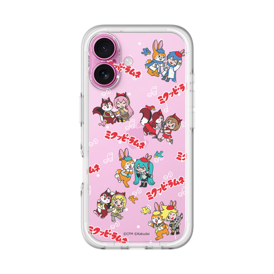 Slim Protection Premium Case［ Hatsune Miku × Kuppy Ramune – Overall Pattern ］