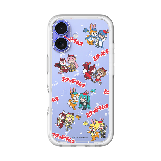 Slim Protection Premium Case［ Hatsune Miku × Kuppy Ramune – Overall Pattern ］