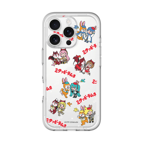 Slim Protection Premium Case［ Hatsune Miku × Kuppy Ramune – Overall Pattern ］