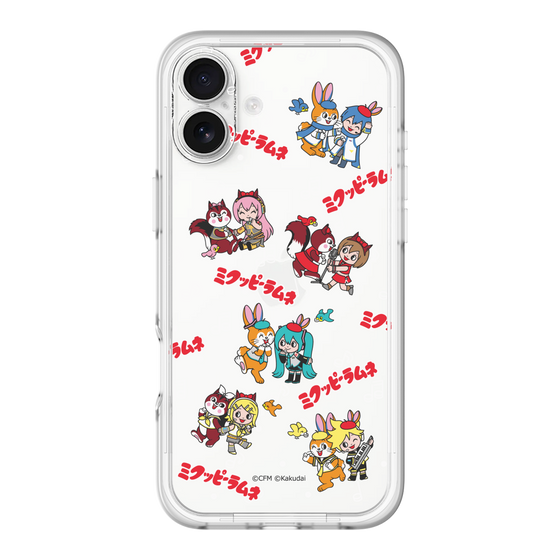 Slim Protection Premium Case［ Hatsune Miku × Kuppy Ramune – Overall Pattern ］