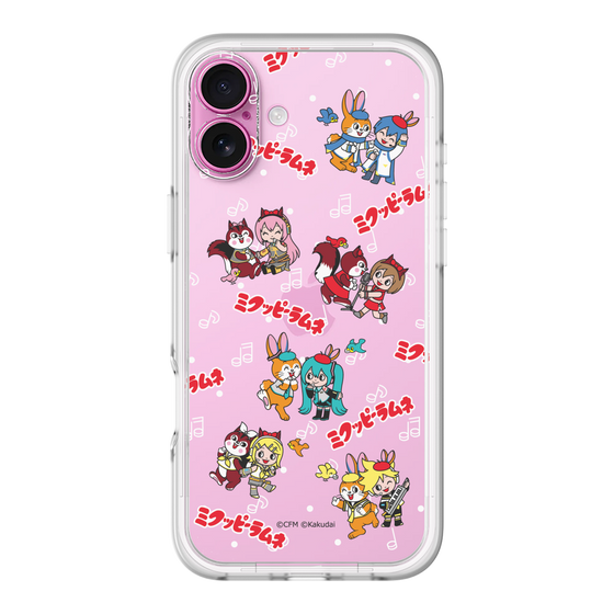 Slim Protection Premium Case［ Hatsune Miku × Kuppy Ramune – Overall Pattern ］