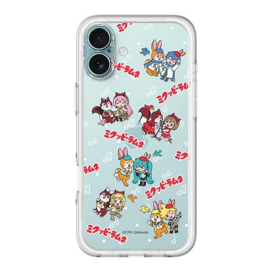 Slim Protection Premium Case［ Hatsune Miku × Kuppy Ramune – Overall Pattern ］