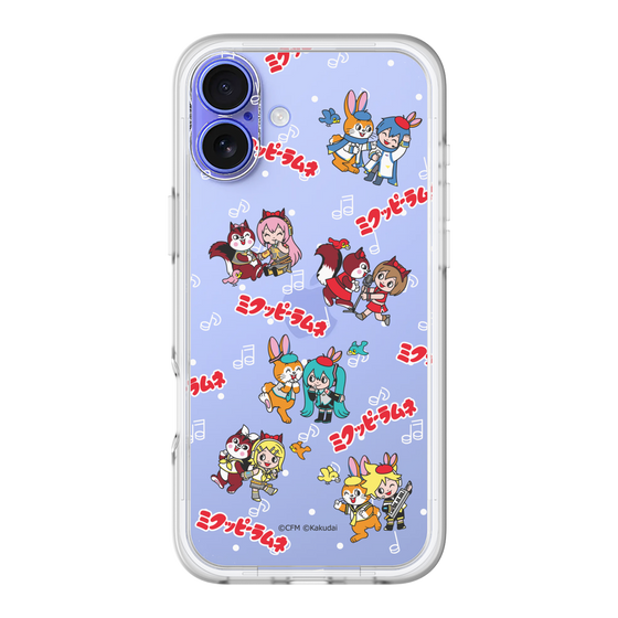 Slim Protection Premium Case［ Hatsune Miku × Kuppy Ramune – Overall Pattern ］