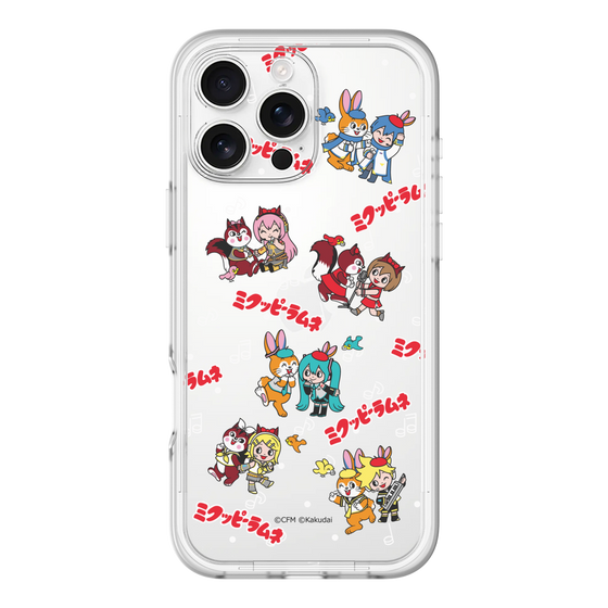 Slim Protection Premium Case［ Hatsune Miku × Kuppy Ramune – Overall Pattern ］