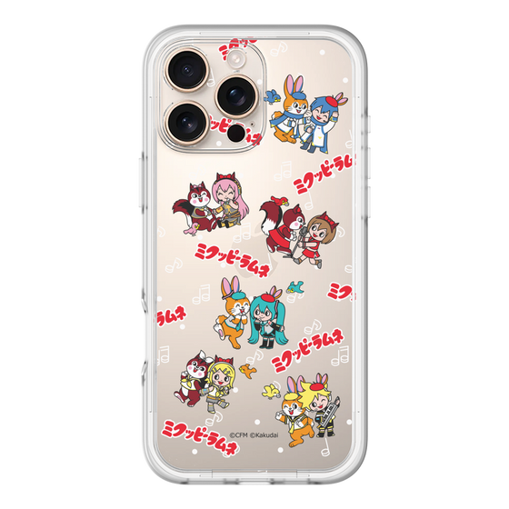 Slim Protection Premium Case［ Hatsune Miku × Kuppy Ramune – Overall Pattern ］