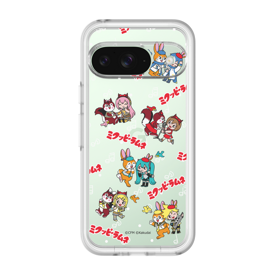 Slim Protection Premium Case［ Hatsune Miku × Kuppy Ramune – Overall Pattern ］