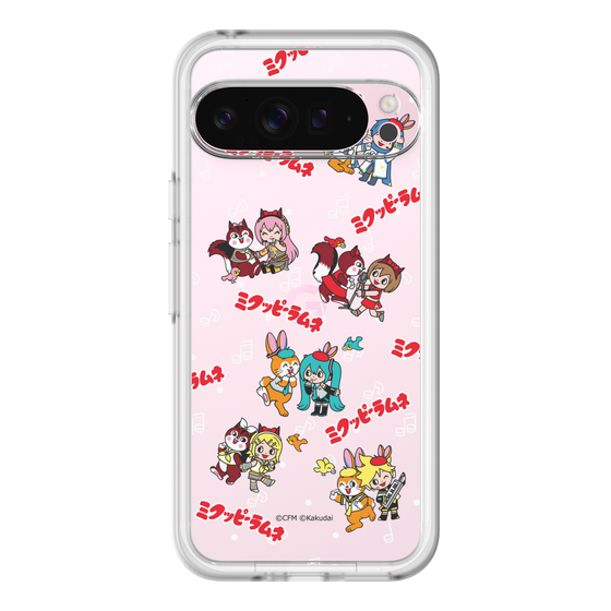 Slim Protection Premium Case［ Hatsune Miku × Kuppy Ramune – Overall Pattern ］