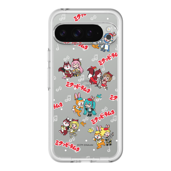 Slim Protection Premium Case［ Hatsune Miku × Kuppy Ramune – Overall Pattern ］