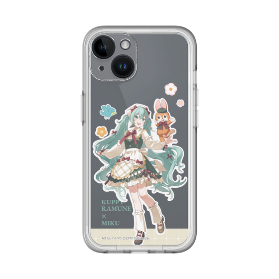 Slim Protection Premium Case［ Hatsune Miku × Kuppy Ramune – Hatsune Miku × Kuppy – Full-body Illustration 2 ］