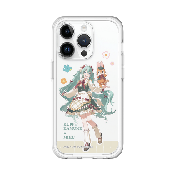 Slim Protection Premium Case［ Hatsune Miku × Kuppy Ramune – Hatsune Miku × Kuppy – Full-body Illustration 2 ］