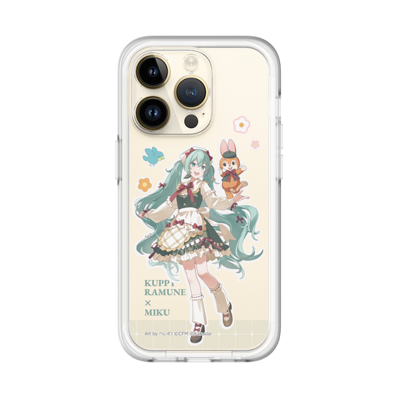 Slim Protection Premium Case［ Hatsune Miku × Kuppy Ramune – Hatsune Miku × Kuppy – Full-body Illustration 2 ］