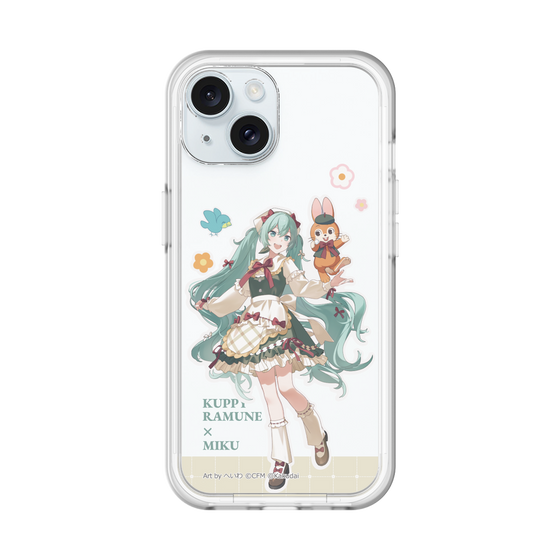Slim Protection Premium Case［ Hatsune Miku × Kuppy Ramune – Hatsune Miku × Kuppy – Full-body Illustration 2 ］
