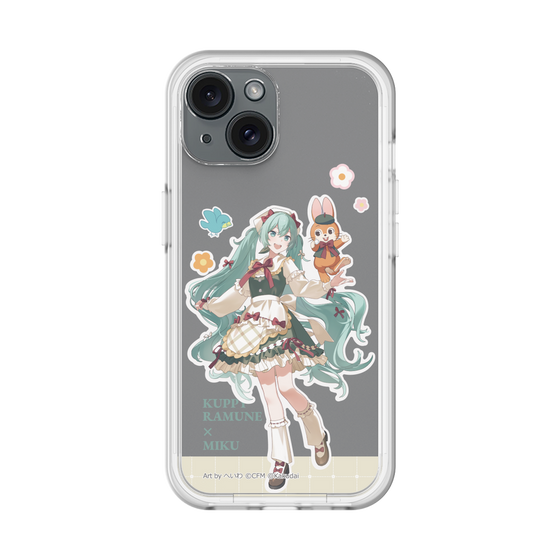 Slim Protection Premium Case［ Hatsune Miku × Kuppy Ramune – Hatsune Miku × Kuppy – Full-body Illustration 2 ］