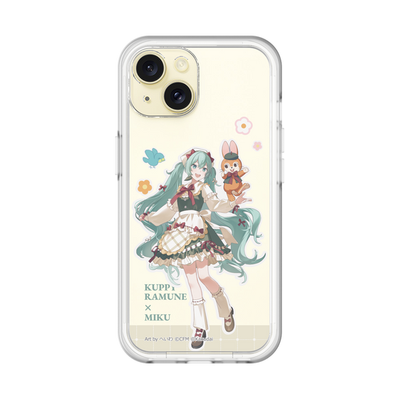 Slim Protection Premium Case［ Hatsune Miku × Kuppy Ramune – Hatsune Miku × Kuppy – Full-body Illustration 2 ］