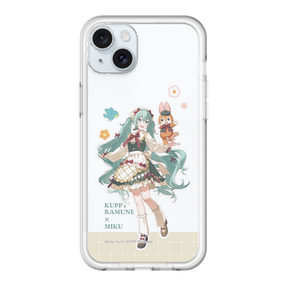 Slim Protection Premium Case［ Hatsune Miku × Kuppy Ramune – Hatsune Miku × Kuppy – Full-body Illustration 2 ］