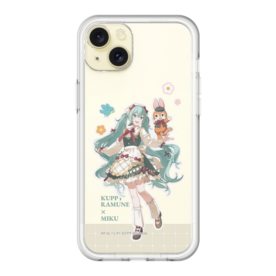 Slim Protection Premium Case［ Hatsune Miku × Kuppy Ramune – Hatsune Miku × Kuppy – Full-body Illustration 2 ］