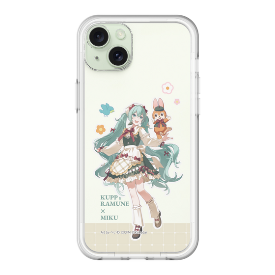 Slim Protection Premium Case［ Hatsune Miku × Kuppy Ramune – Hatsune Miku × Kuppy – Full-body Illustration 2 ］