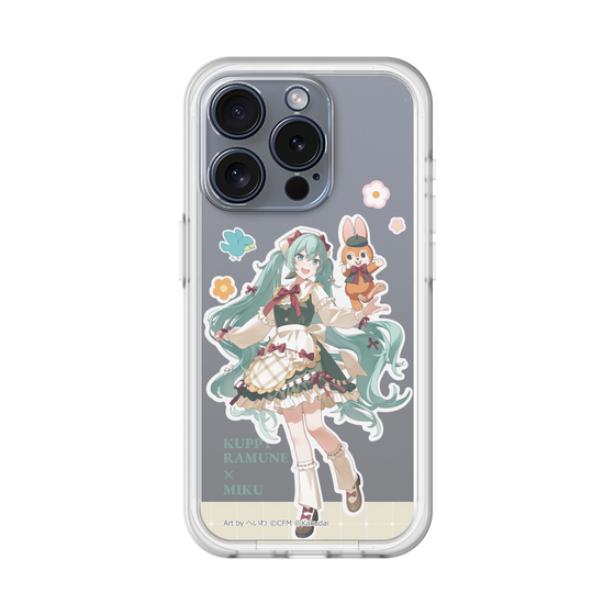 Slim Protection Premium Case［ Hatsune Miku × Kuppy Ramune – Hatsune Miku × Kuppy – Full-body Illustration 2 ］